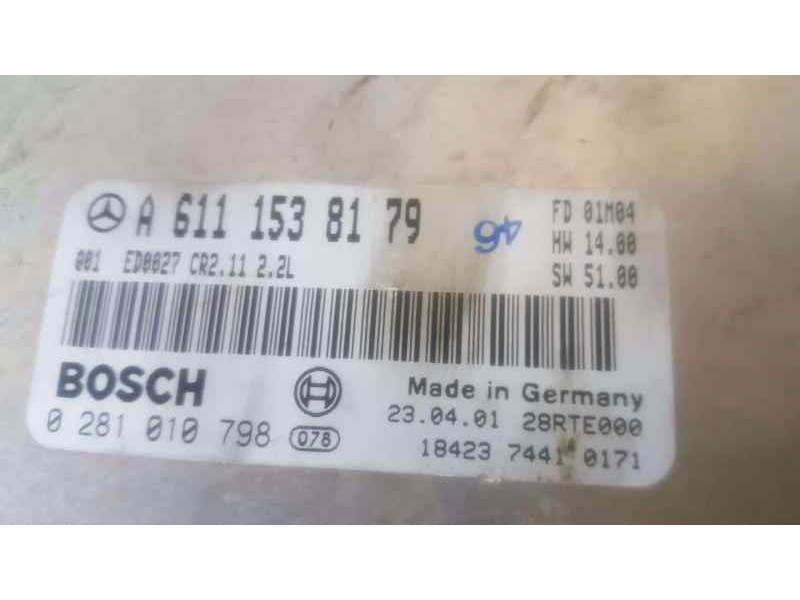 Recambio de centralita motor uce para » otros... modelos referencia OEM IAM A6111538179/ 0281010798  