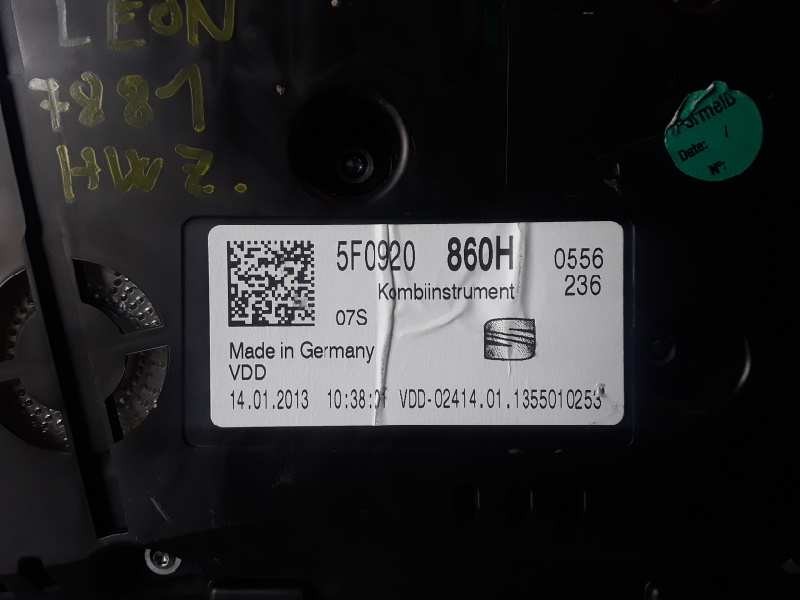Recambio de cuadro instrumentos para seat leon (5f1) cmb referencia OEM IAM 5F0920860H  