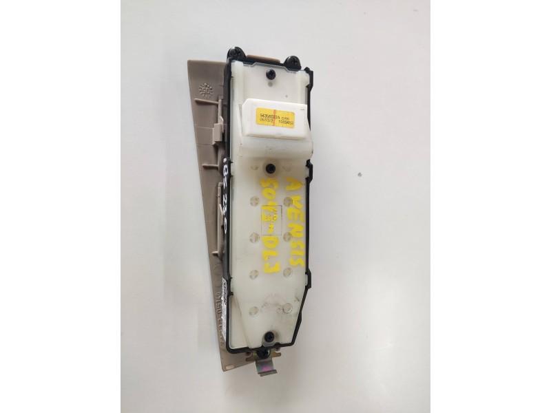 Recambio de mando elevalunas delantero izquierdo para toyota avensis berlina (t25) 2adfhv referencia OEM IAM 54356022A  