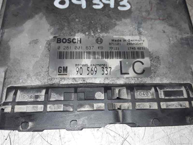 Recambio de centralita motor uce para opel sintra referencia OEM IAM 0281001637 / 90569337  