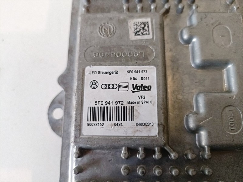 Recambio de centralita faros xenon para seat leon (5f1) cjsa referencia OEM IAM 5F0941972  