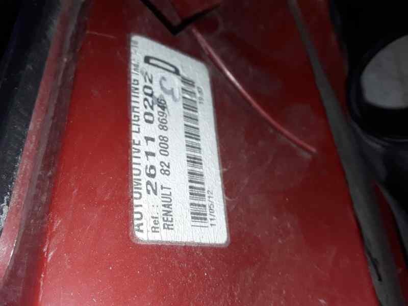 Recambio de piloto trasero derecho para renault clio iii referencia OEM IAM 8200886946  