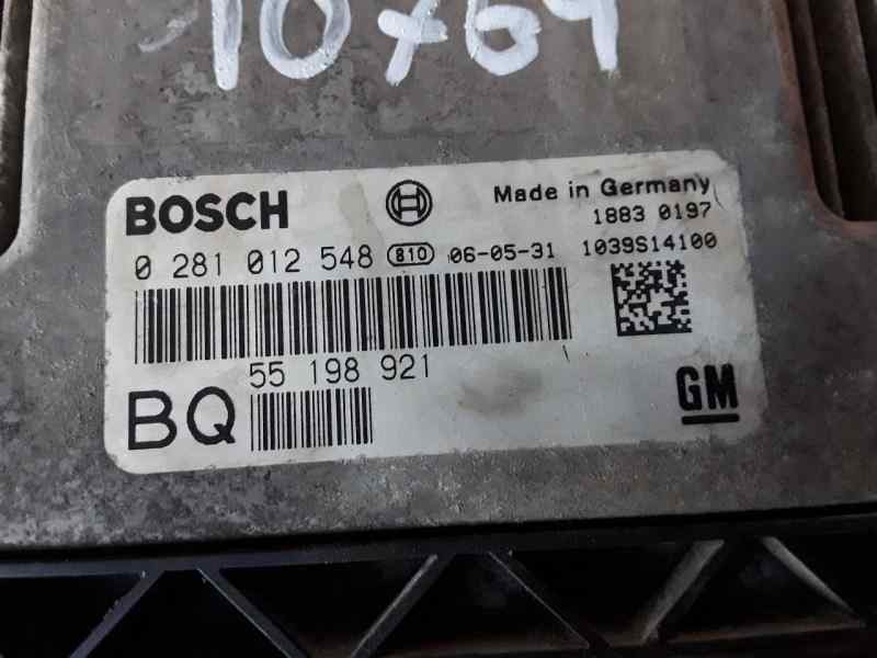 Recambio de centralita motor uce para opel astra h gtc referencia OEM IAM 0281012548 / 55198921  