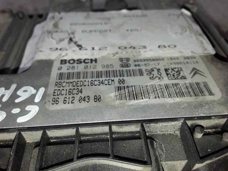 Recambio de centralita motor uce para citroen c4 berlina referencia OEM IAM 0281012985  