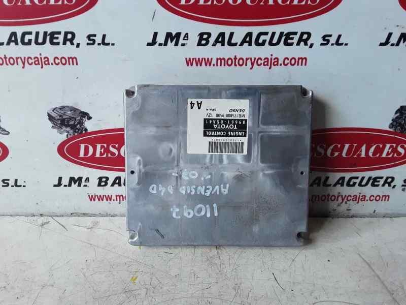 Recambio de centralita motor uce para toyota avensis (t27) referencia OEM IAM 8966105A41  