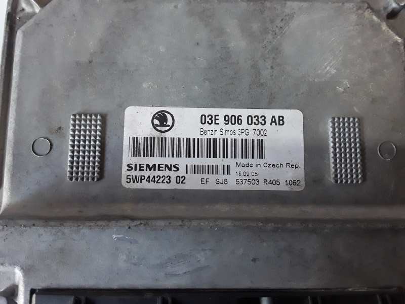 Recambio de centralita motor uce para skoda fabia (6y2/6y3) bme referencia OEM IAM 03E906033AB/5WP4422302  