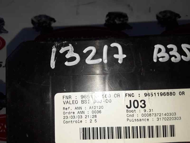 Recambio de caja reles / fusibles para peugeot 307 (s1)(04.2001) referencia OEM IAM BSIJ0300 / A12120 / 9651196880 / 9651197580 