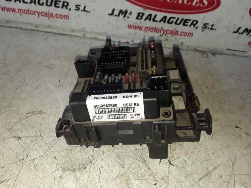 Recambio de caja reles / fusibles para peugeot 307 cc cabrio-coupé (s1)(10.2003) referencia OEM IAM 9650663880  
