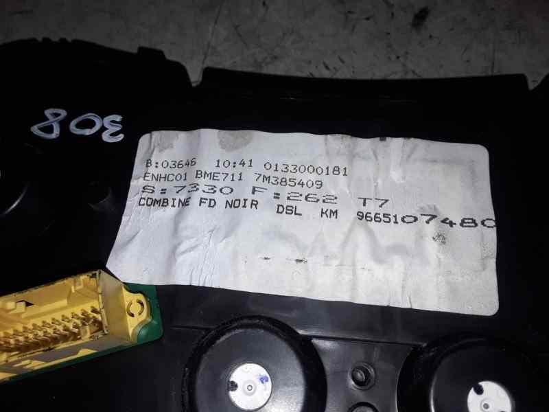 Recambio de cuadro instrumentos para peugeot 3008 referencia OEM IAM 9665107480 / 610335  