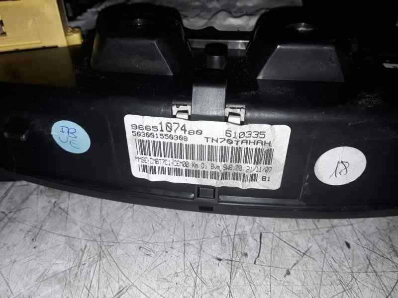 Recambio de cuadro instrumentos para peugeot 3008 referencia OEM IAM 9665107480 / 610335  