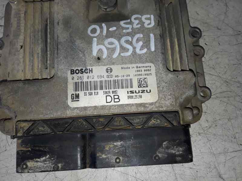 Recambio de centralita motor uce para opel astra h berlina referencia OEM IAM ] 0281012694  