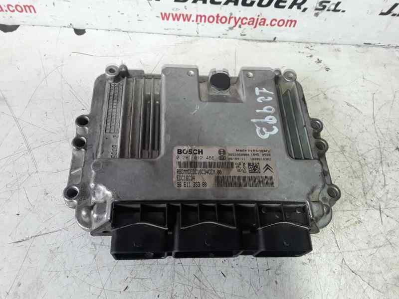 Recambio de centralita motor uce para citroen xsara picasso referencia OEM IAM 0281012466 / 9661135380 / 9653958980 / EDC16C34  