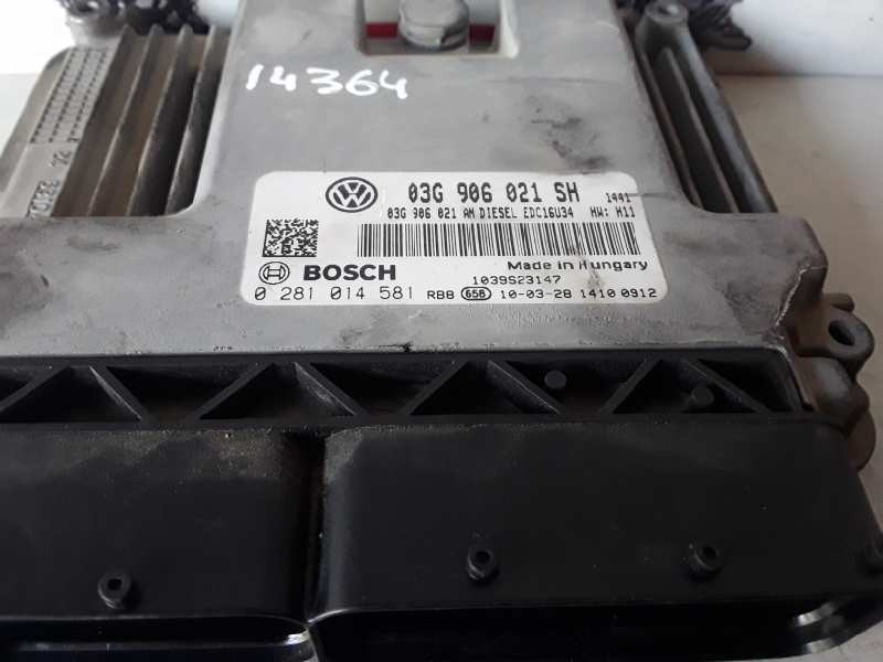 Recambio de centralita motor uce para seat leon (1p1) bxf referencia OEM IAM 03G906021SH / 03G906021AN / EDC16U34 / 0281014581  