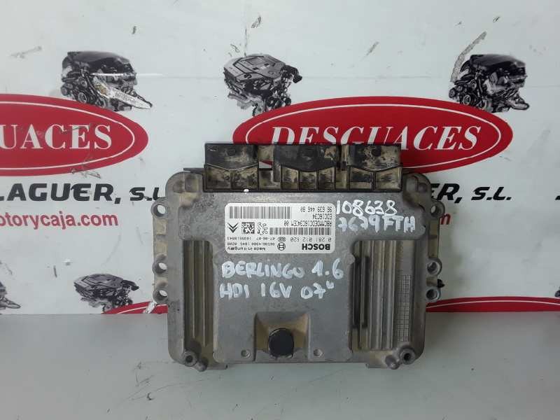 Recambio de centralita motor uce para citroen berlingo 9hw referencia OEM IAM 0281012620 / 9659614980 / EDC16C34 / 9663944680  