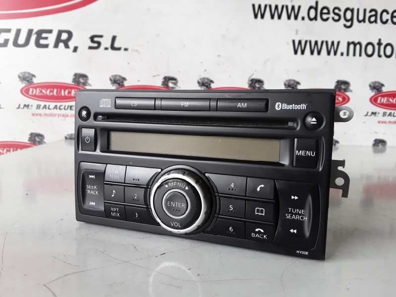 Recambio de sistema audio / radio cd para nissan qashqai (j10) mr20de referencia OEM IAM 28185JD00A  