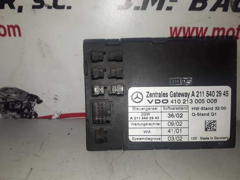 Recambio de modulo electronico para mercedes-benz clase e (bm 211) berlina referencia OEM IAM A2115402945 / 410213005008  