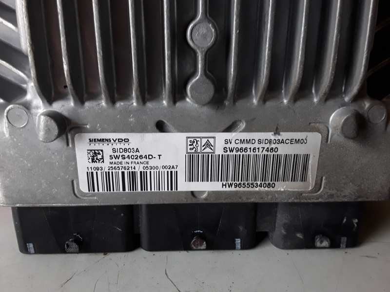 Recambio de centralita motor uce para peugeot 407 referencia OEM IAM 5WS40264DT / SW9661617480 / HW9655534080  