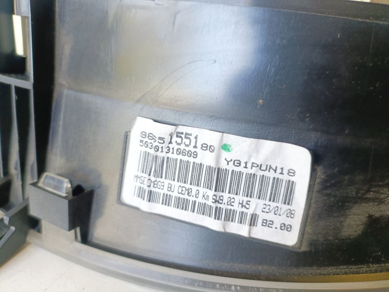 Recambio de cuadro instrumentos para fiat scudo (272) furgón rhk referencia OEM IAM 9665155180  