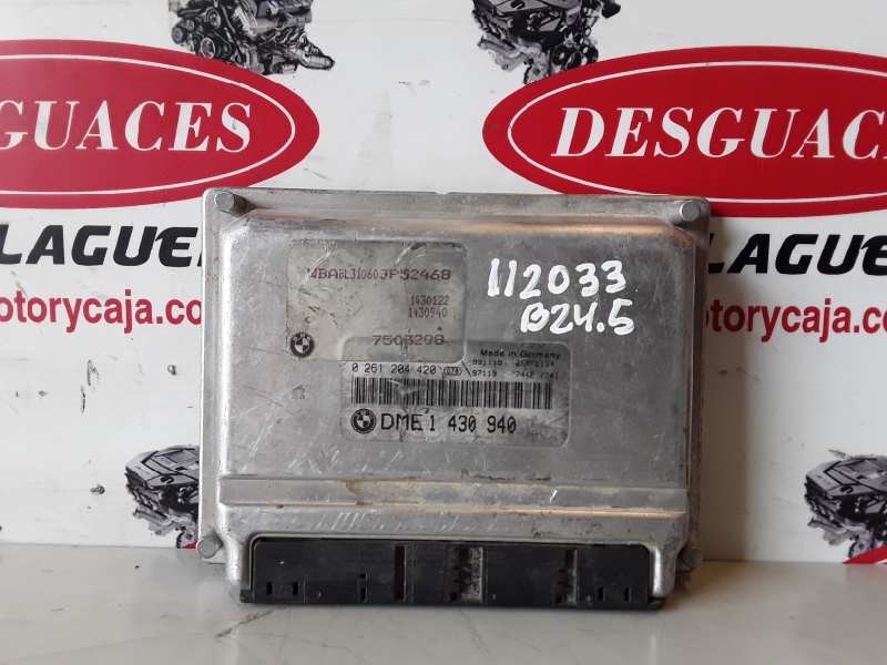 Recambio de centralita motor uce para bmw serie 3 berlina (e46) referencia OEM IAM 0261204420 / DME1430940 / 7503298  