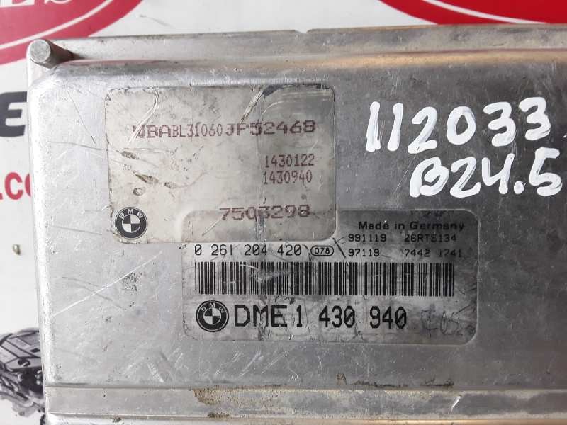 Recambio de centralita motor uce para bmw serie 3 berlina (e46) referencia OEM IAM 0261204420 / DME1430940 / 7503298  