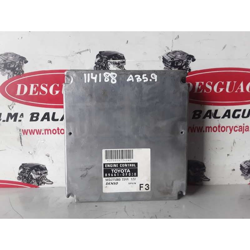 Recambio de centralita motor uce para toyota corolla verso (r1) 1zzfe referencia OEM IAM 896610F030 / MB2750007344  