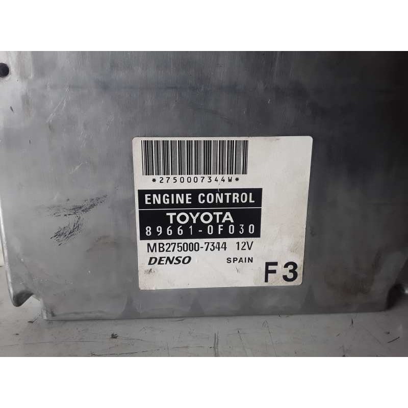 Recambio de centralita motor uce para toyota corolla verso (r1) 1zzfe referencia OEM IAM 896610F030 / MB2750007344  