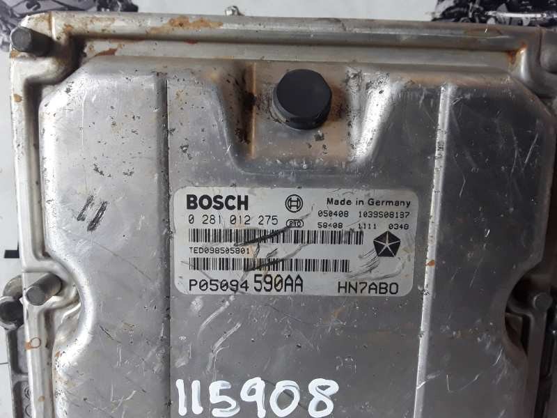 Recambio de centralita motor uce para chrysler voyager (rg) vm07c referencia OEM IAM 0281012275 / P05094590AA / HN7ABO  