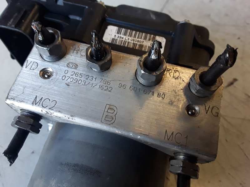 Recambio de abs para peugeot 308 referencia OEM IAM 0265231796 / 9660107180 / 9663575580 / 0265800555  