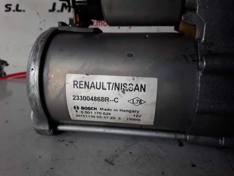 Recambio de motor arranque para renault kadjar k9k646 referencia OEM IAM 233004868RC / 0001170629 / 20151130  