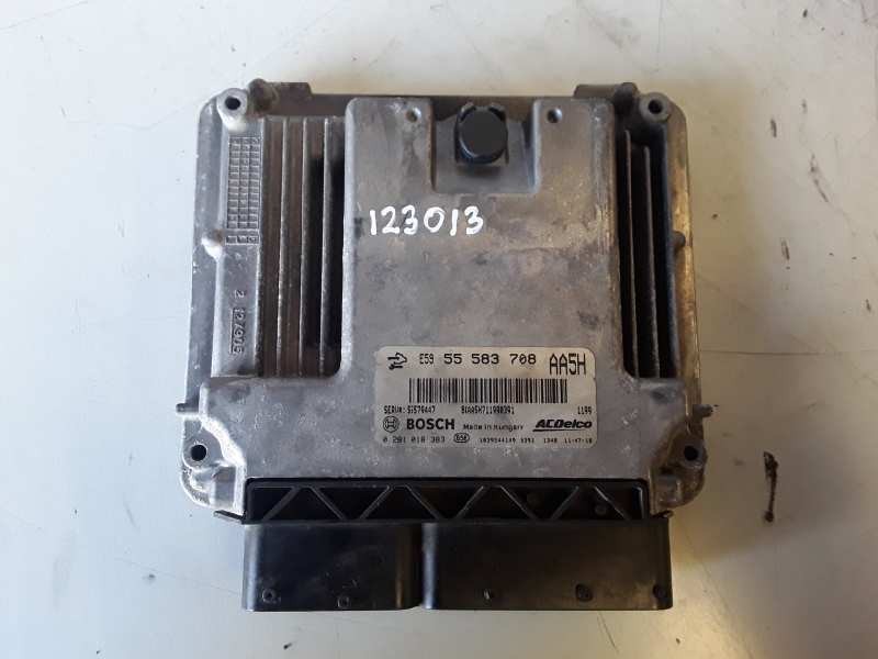 Recambio de centralita motor uce para chevrolet aveo hatchback a13dtc referencia OEM IAM 0281018383 / 55583708 / AA5H / 55579447