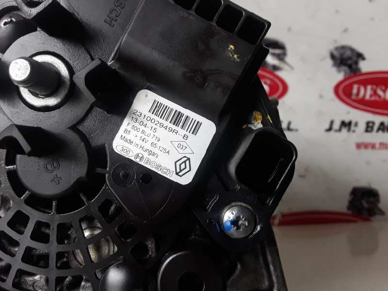 Recambio de alternador para dacia logan ii k9k612 referencia OEM IAM 231002949RB / F000BL0719 / 125A  