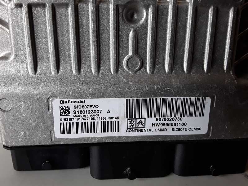 Recambio de centralita motor uce para peugeot 5008 9h05 / 9hr referencia OEM IAM SID807EVO / S180123007A / 9678628780 / HW966668