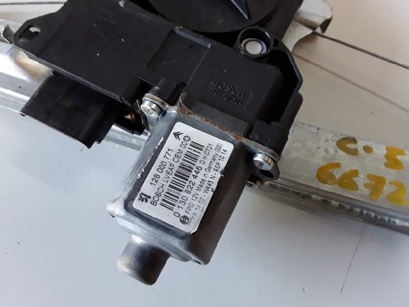 Recambio de elevalunas trasero derecho para citroen c5 berlina xfv referencia OEM IAM 128000771/0130822446  