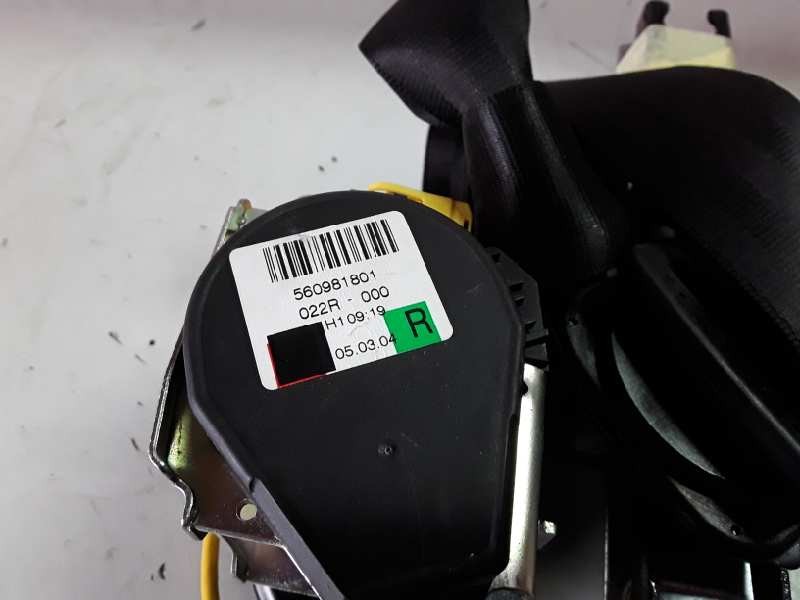 Recambio de cinturon seguridad trasero derecho para volkswagen touareg (7la) bac referencia OEM IAM 560981801 / 022R000  