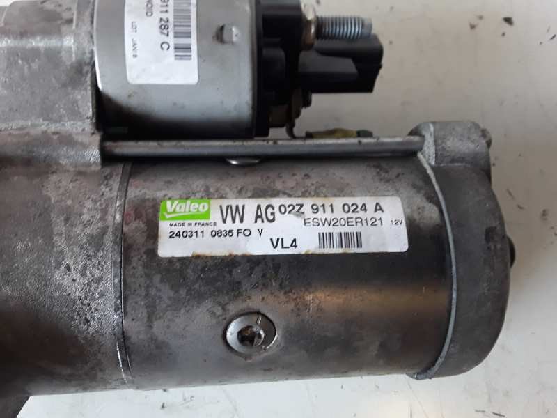 Recambio de motor arranque para seat leon (1p1) cayc referencia OEM IAM 02Z911024A / ESW20ER121  