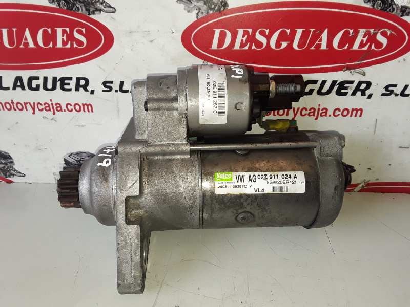 Recambio de motor arranque para seat leon (1p1) cayc referencia OEM IAM 02Z911024A / ESW20ER121  