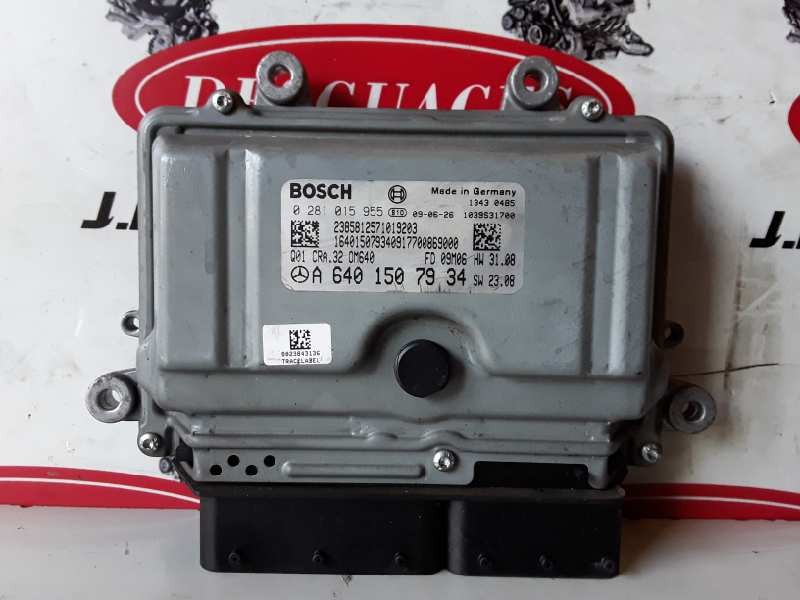 Recambio de centralita motor uce para mercedes-benz clase b (bm 245) 640940 referencia OEM IAM 0281015955 / A6401507934 / Q01 / 