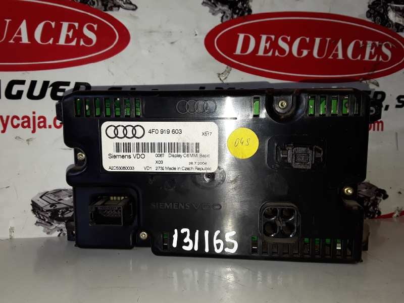 Recambio de pantalla multifuncion para audi a6 berlina (4f2) blb referencia OEM IAM 4F0919603 / A2C53080033  