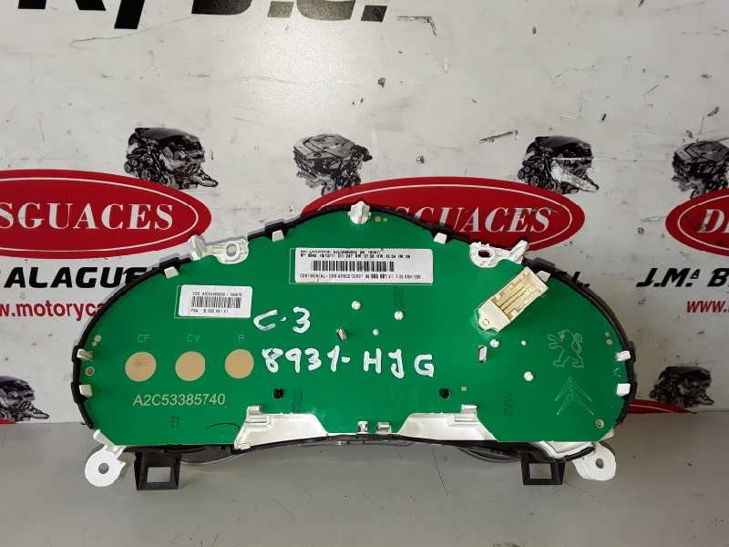 Recambio de cuadro instrumentos para citroen c3 kft referencia OEM IAM A2C53365600 / 96665881XT  