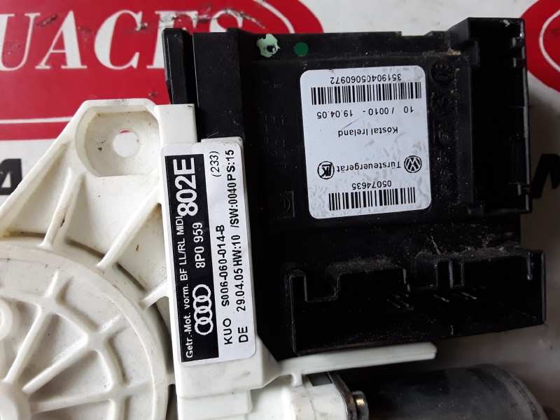 Recambio de motor elevalunas delantero derecho para audi a3 (8p1) bkd referencia OEM IAM 8P0959802E  