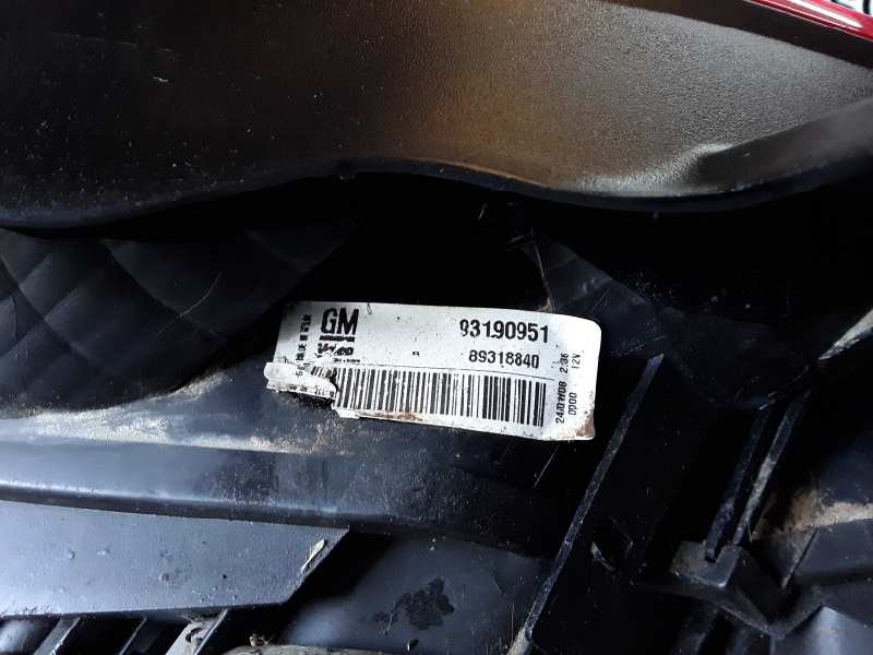 Recambio de piloto trasero derecho para opel corsa d z13dth referencia OEM IAM 93190951  