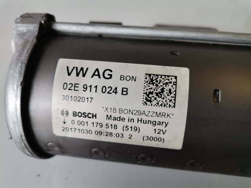 Recambio de motor arranque para seat leon st 5f8 cjxc referencia OEM IAM 02E911024B / 0001179518  