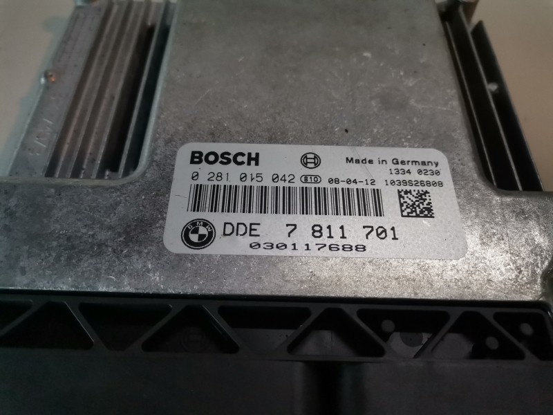 Recambio de centralita motor uce para bmw serie 1 berlina (e81/e87) n47d20a referencia OEM IAM 0281015042 / 7811701  