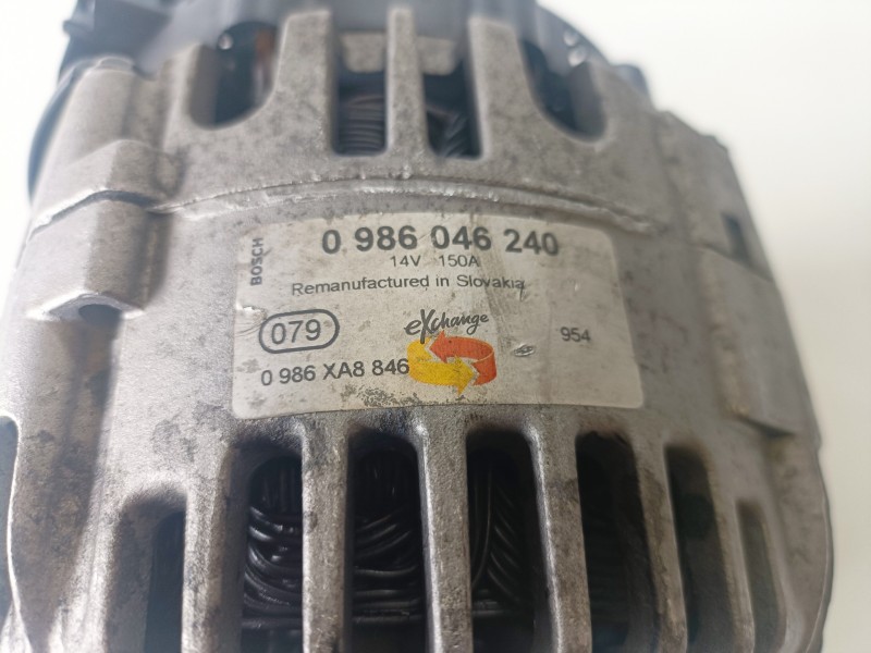 Recambio de alternador para fiat ii scudo (272) combi rhr referencia OEM IAM 0986046240  