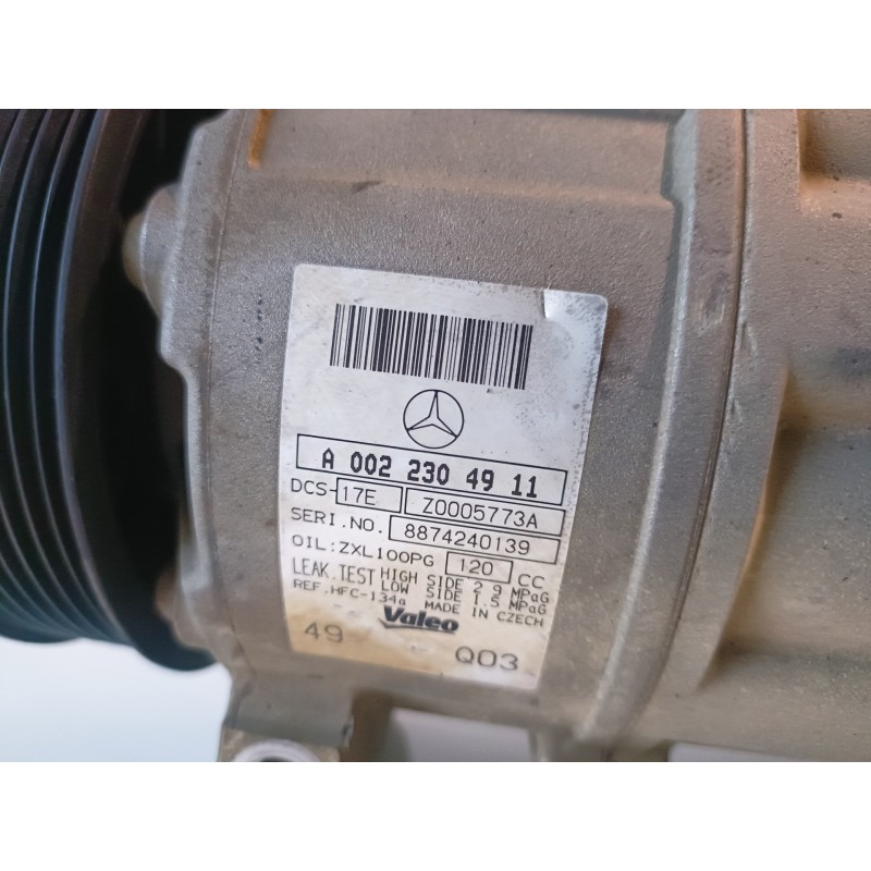 Recambio de compresor aire acondicionado para mercedes-benz clase c (bm 204) berlina 271910 referencia OEM IAM A0022304911  