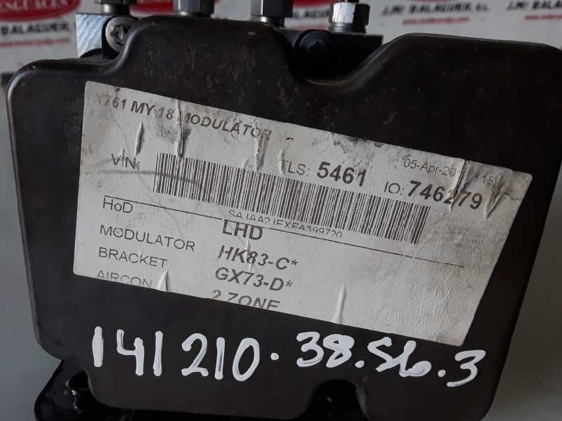 Recambio de abs para jaguar f-pace 204dtd referencia OEM IAM HK8314F447CF/0265255388/746279  