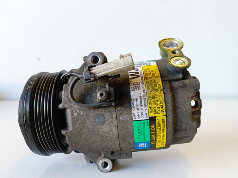 Recambio de compresor aire acondicionado para opel astra h berlina z17dtl referencia OEM IAM 4751  