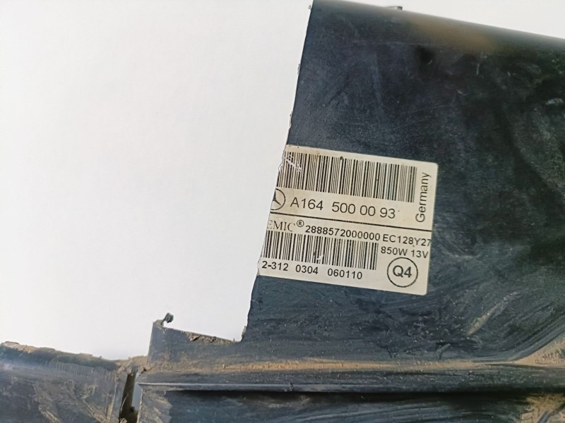 Recambio de electroventilador para mercedes-benz clase ml (bm 164) 642940 referencia OEM IAM A1645000093  