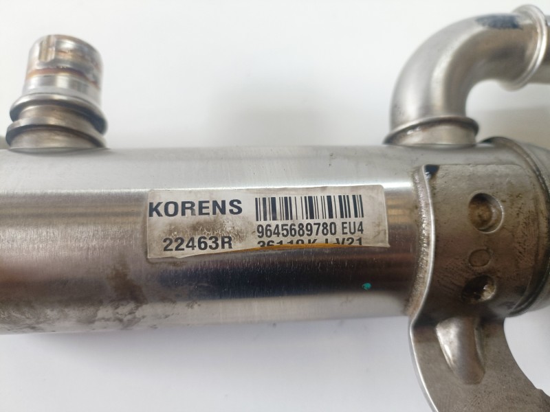 Recambio de enfriador egr para fiat ii scudo (272) combi rhr referencia OEM IAM 9645689780  