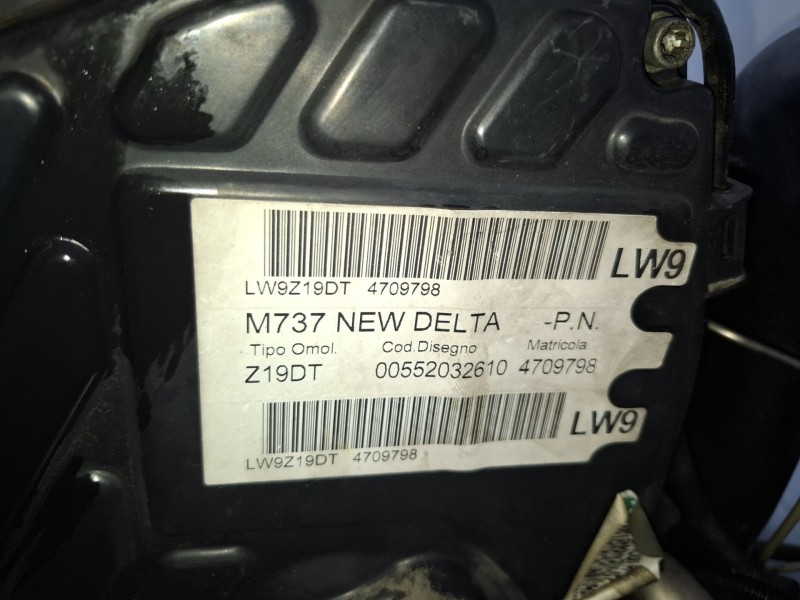 Recambio de motor completo para opel zafira b z19dt referencia OEM IAM Z19DT  